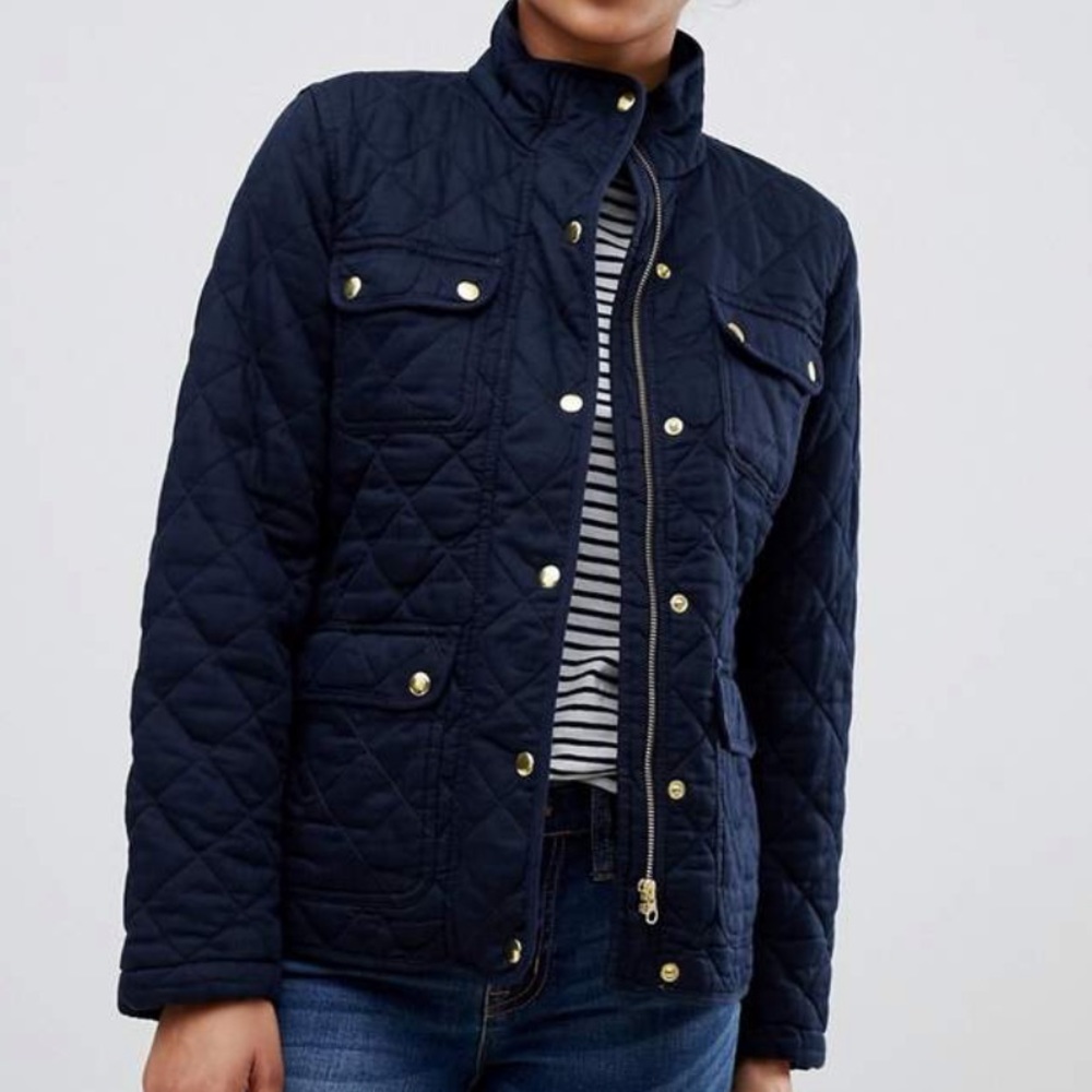 J. Crew Mercantile Quilted Field Jacket